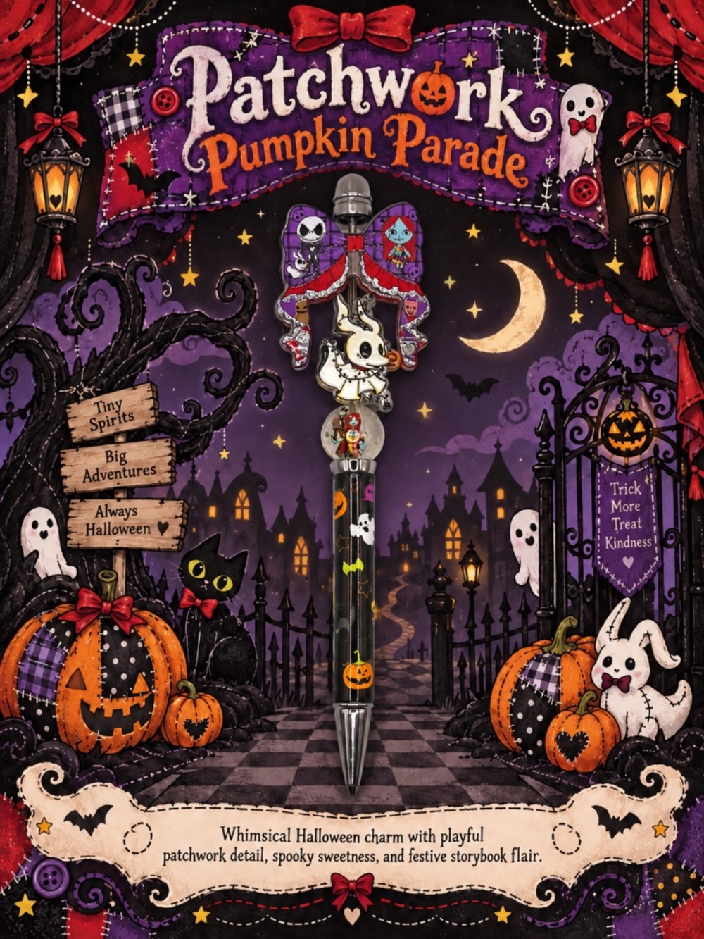 Patchwork Pumpkin Parade Pen